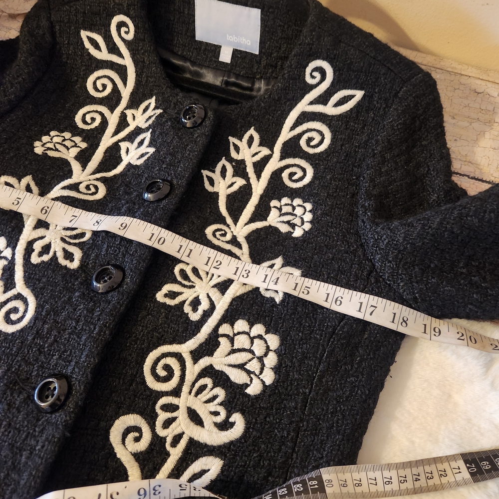 Tabitha Black Textured Jacket - image 7